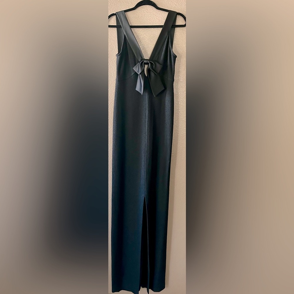 St.John Vintage Blk Evening sleeveless dress